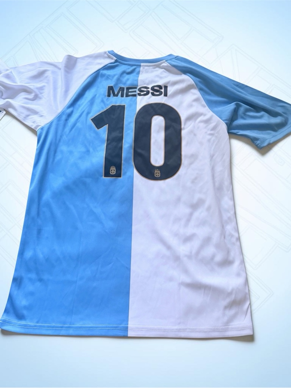 Lionel Messi Argentina  Soccer Jersey - Blue & White